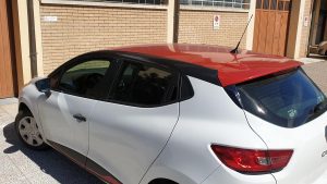 Cambio colore tetto Clio