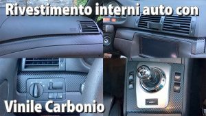 Rivestimento interni auto carbonio