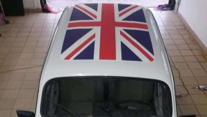 Wrapping Tetto con Bandiera UK
