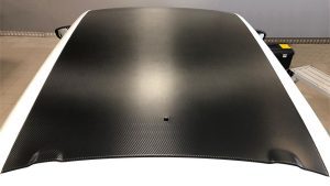 Wrapping Tetto Auto Carbonio
