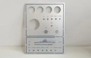 Rifacimento Quadro Comando Plancia barca Inciso