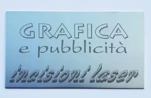 Targhe in alluminio Incise a Laser